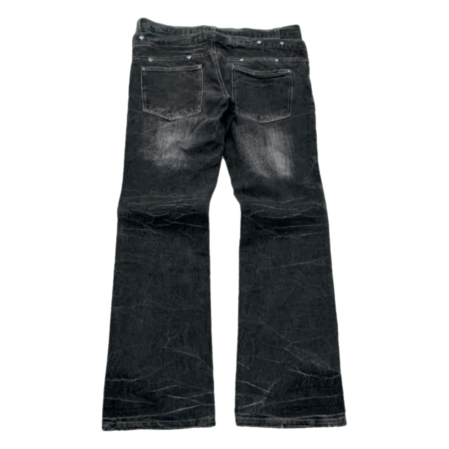 Twin Spine Flared Denim