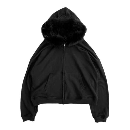 Wolf Mane Zip Hoodie